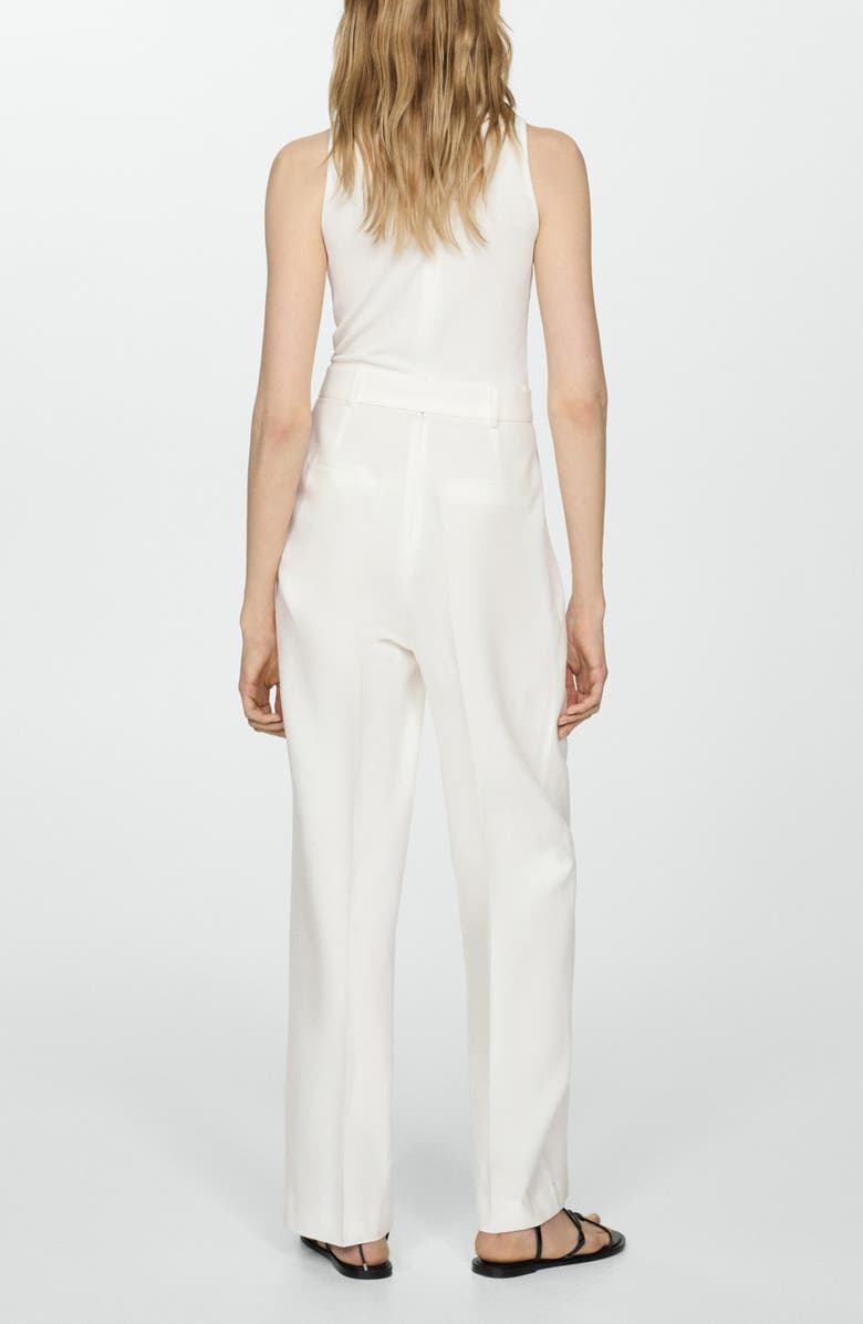 MANGO Sleeveless Belted Jumpsuit, Alternate, color, 