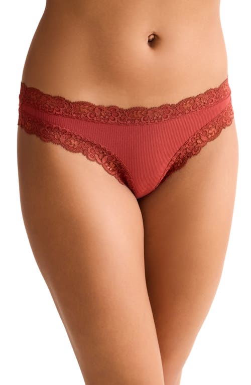 Fleur't Iconic Thong In Brown