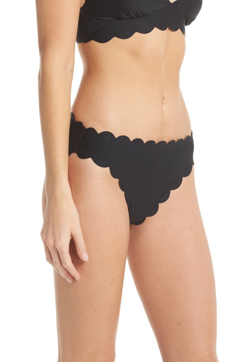 Chelsea28 Scallop Hipster Bikini Bottoms, Alternate, color,