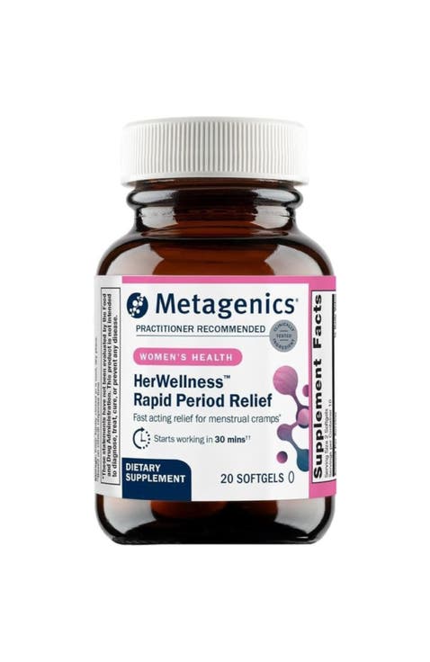Fast-Acting Herbal Period Relief Supplement 20 Softgels