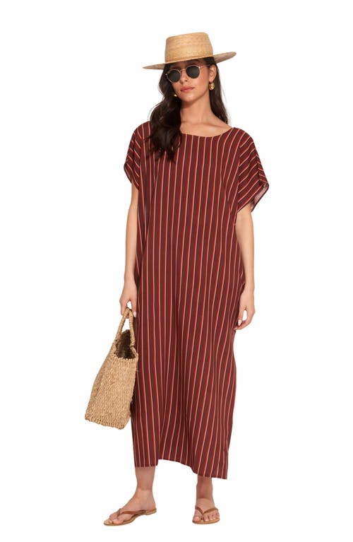 Gottex Beach Life Talya Open Back Swim Cover Up Kaftan In Multi