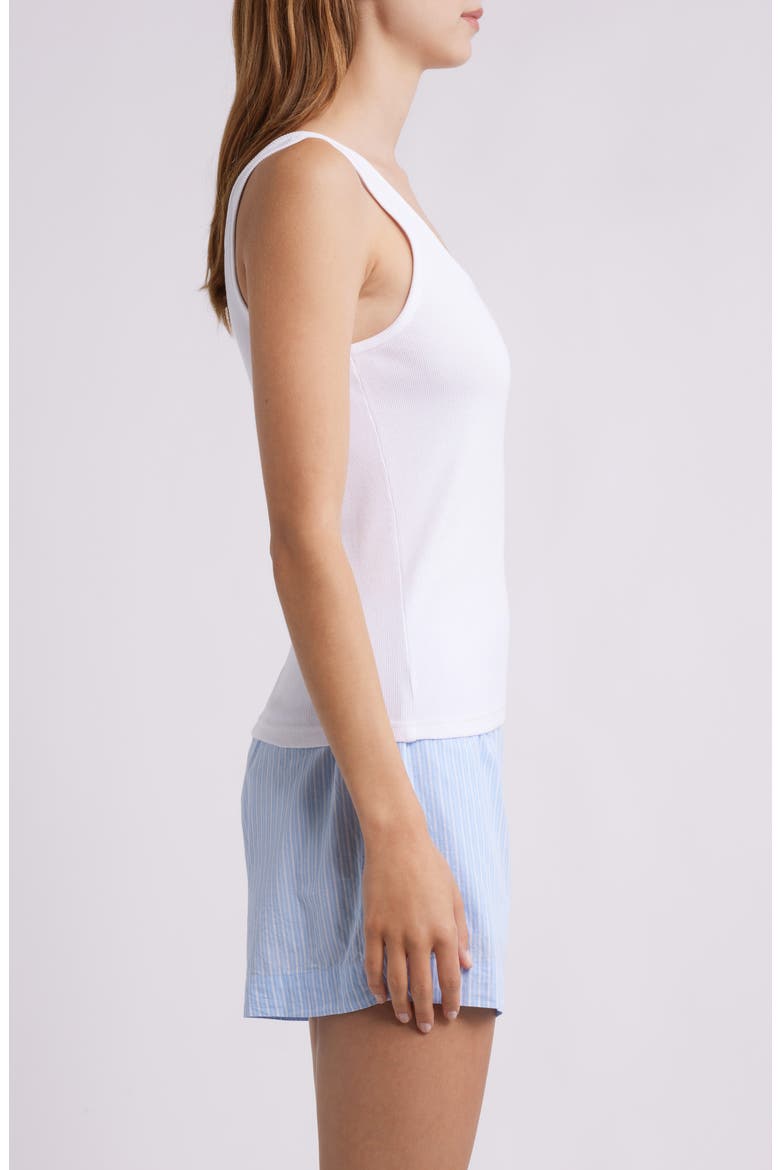 Rib Tank, Alternate, color, WHITE