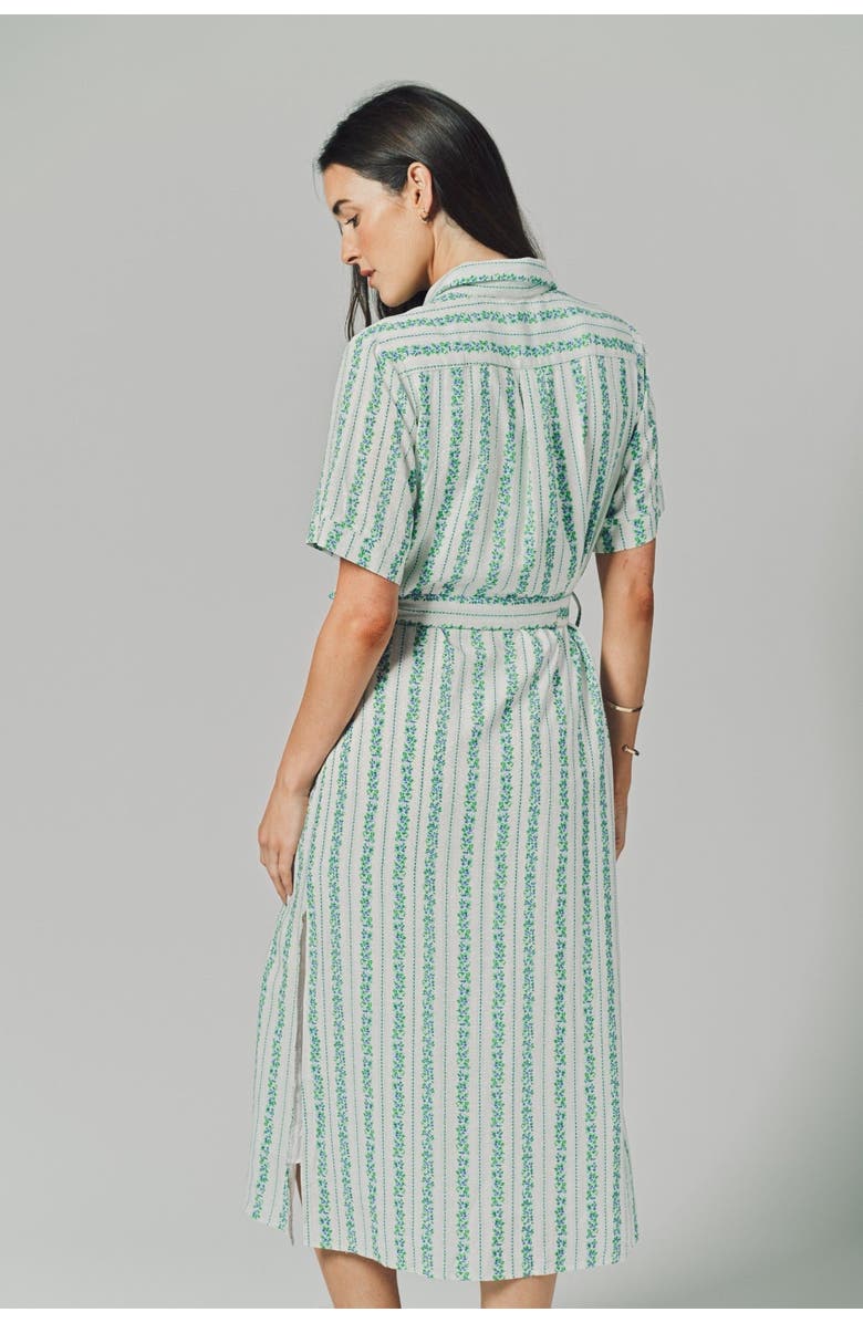 The Shirt The Short Sleeve Kara Dress, Alternate, color, Blue Floral Stripe