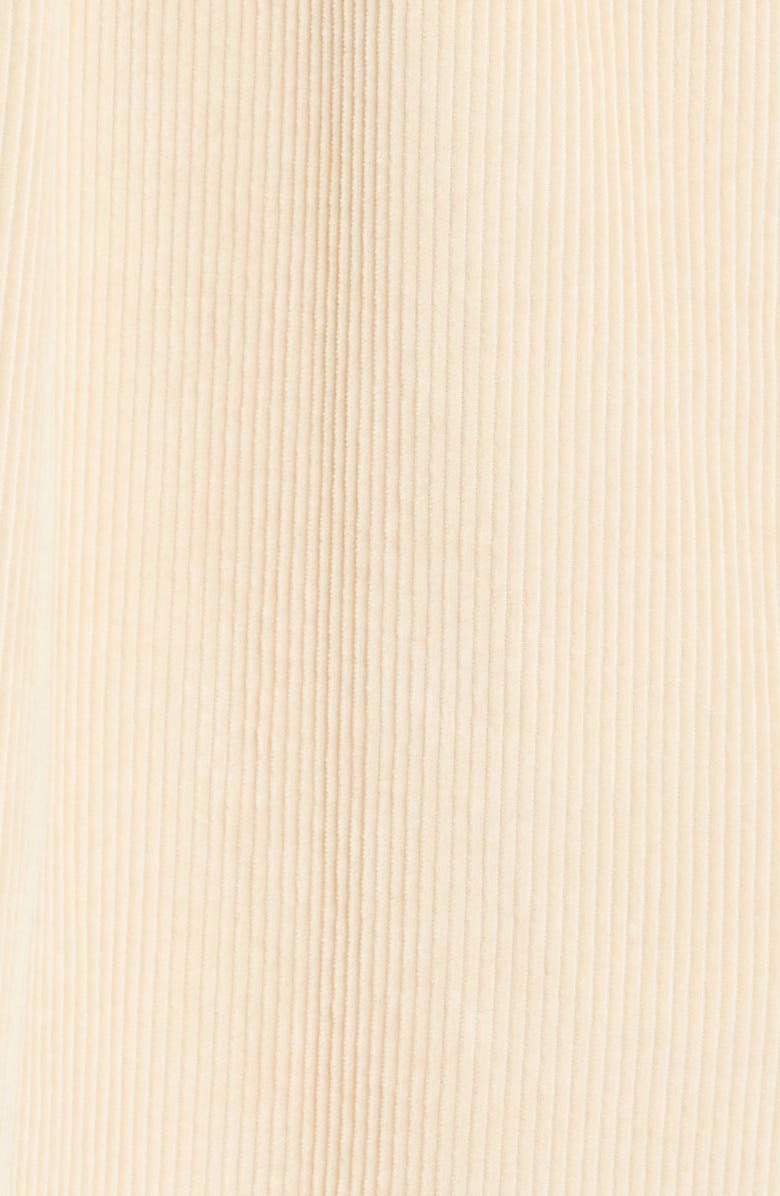BOSS Desterig Belted Long Sleeve Corduroy Shirtdress, Alternate, color, Light Camel