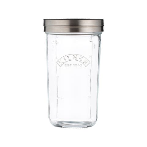 Sifter Jar Set, 0.5L Glass Baking Shaker with Mesh Lid and Cap
