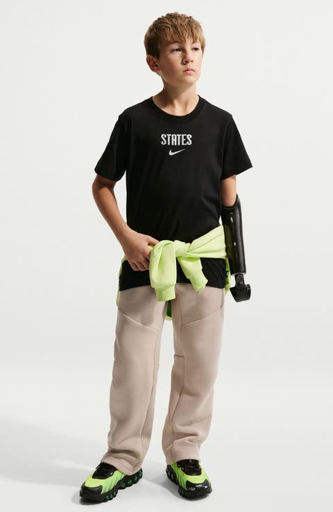 Kids' Wordmark Cotton Graphic T-Shirt