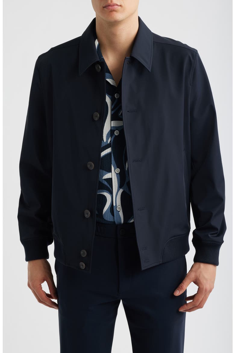 Regular Fit Bobby Bomber Jacket, Main, color, NAVY