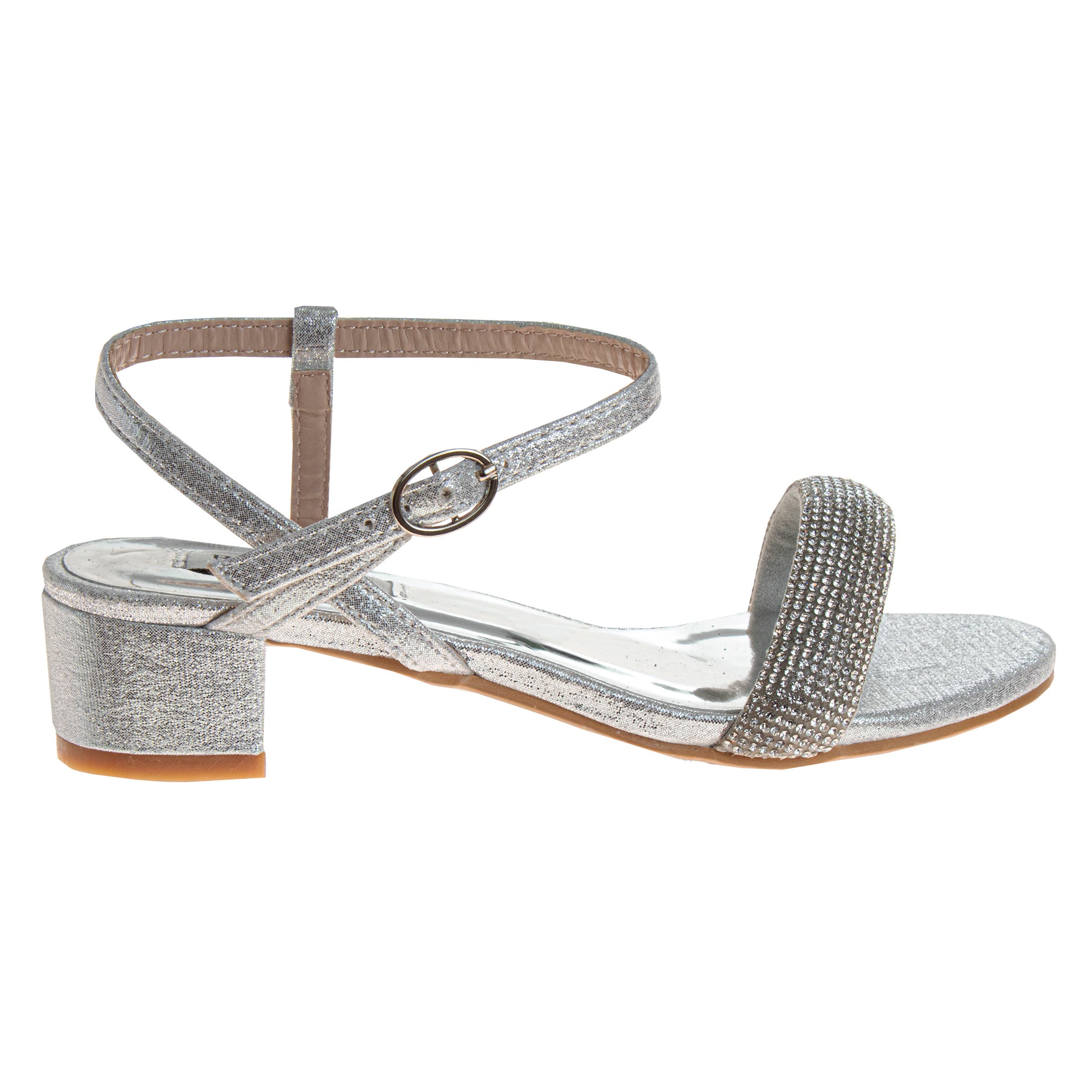 BADGLEY MISCHKA Low Heeled Dress Shoes, Alternate, color, Silver