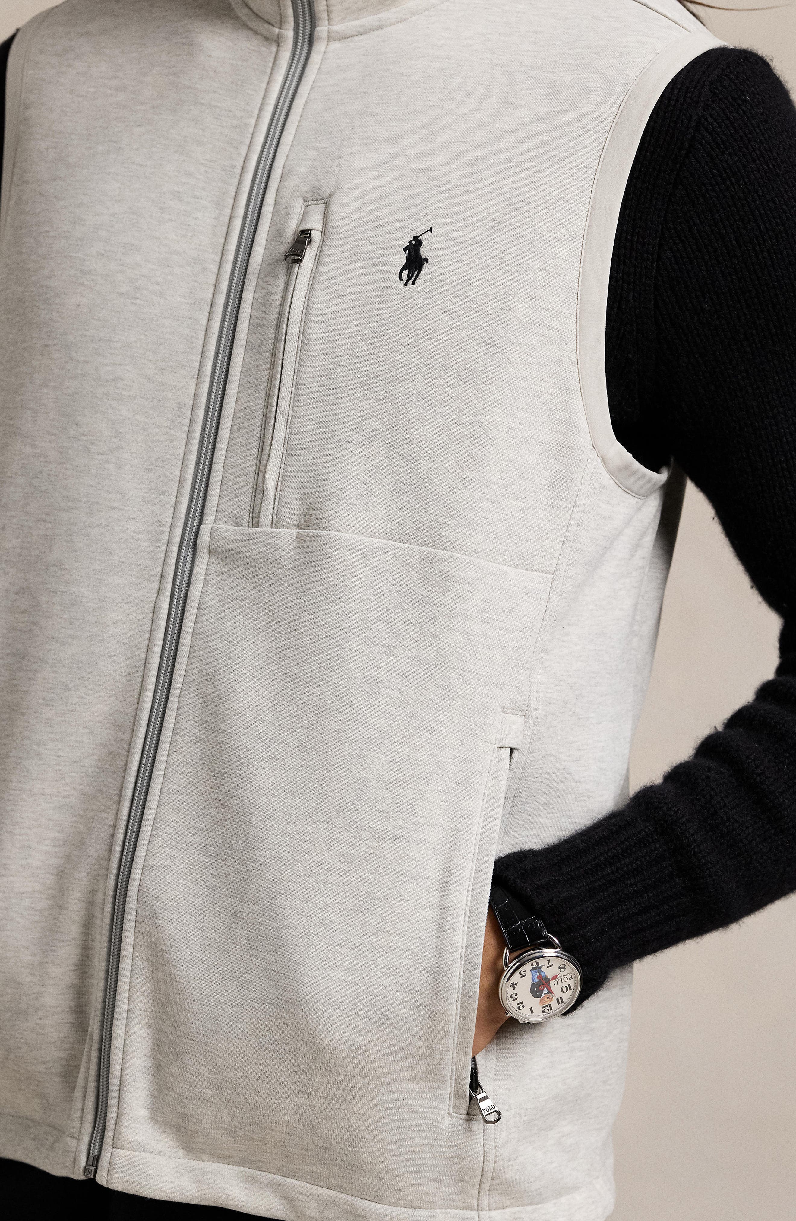 Double Knit Zippered Vest (Men) | Nordstrom