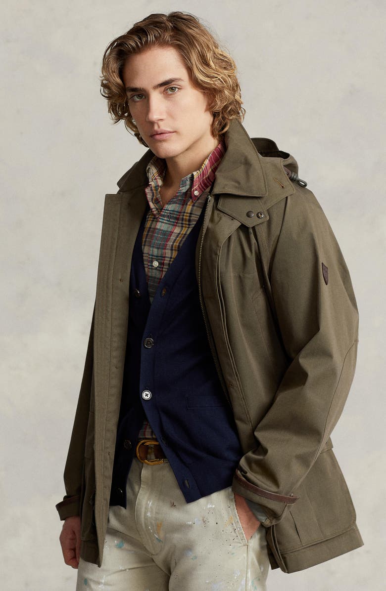 Polo Ralph Lauren Hooded Car Coat, Alternate, color,