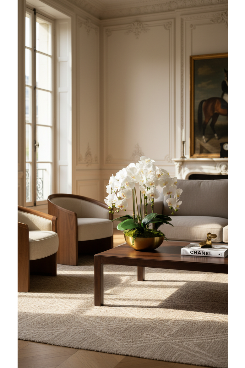 Abigail Gold RealTouch Orchid, Alternate, color, Gold, White, Green