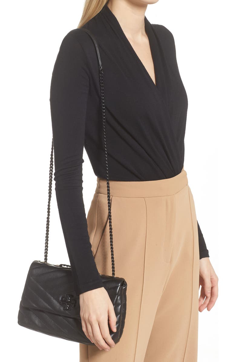 Tory Burch Kira Chevron Small Convertible Shoulder Bag, Alternate, color,