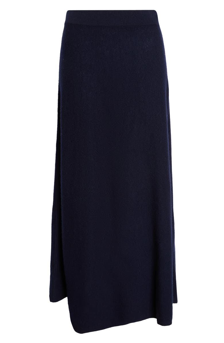 Lisa Yang Torie Cashmere Sweater Skirt, Main, color, Navy