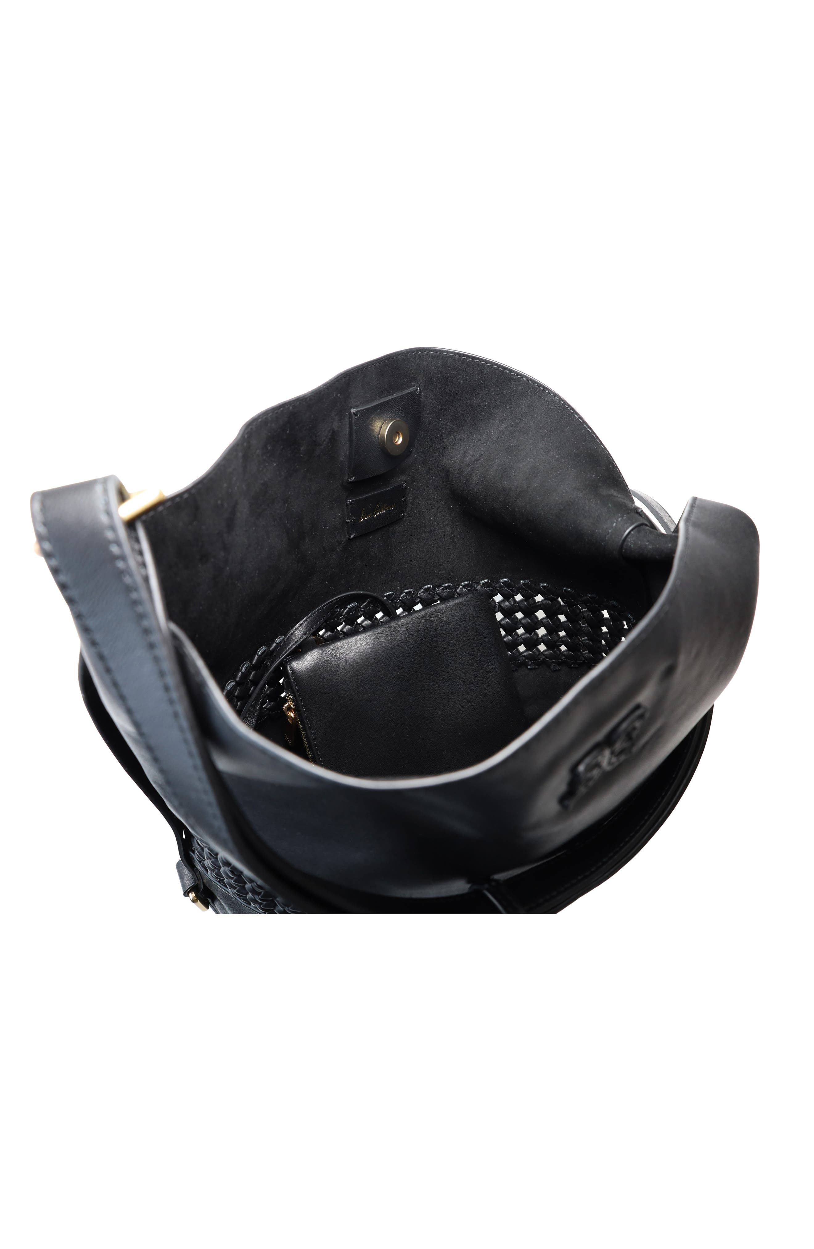 Sam Edelman Marcie Leather Bucket Bag, Alternate, color, 