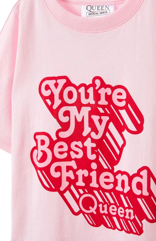 Cotton On Kids Kid's License Drop Shoulder Short Sleeve Tee In Queen Bestfriend Tea Party
