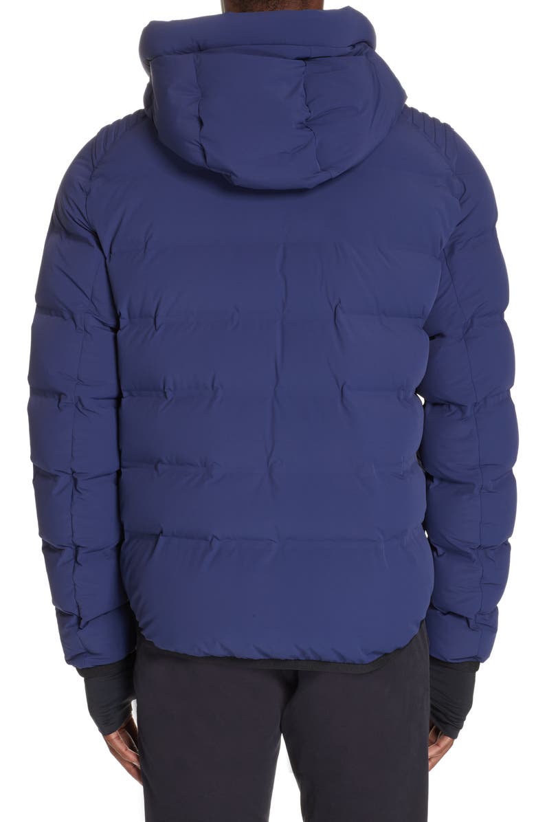 Moncler Lagorai Windproof & Water Resistant Hooded Down Jacket, Alternate, color, 