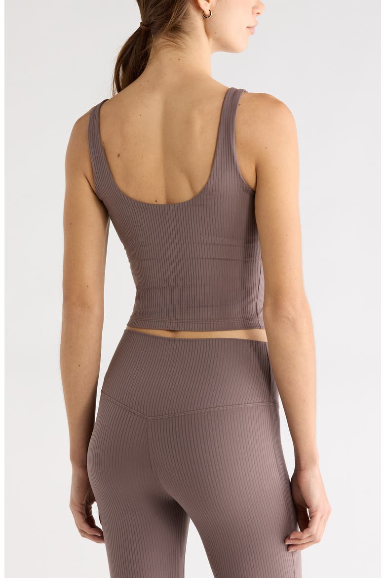 Thrive Rib Bra Tank, Alternate, color, GREY PLUM
