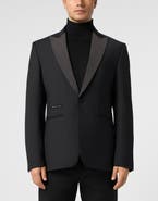 PHILIPP PLEIN Blazer With Lapel Studs Men