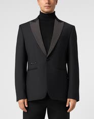 PHILIPP PLEIN Blazer With Lapel Studs Men
