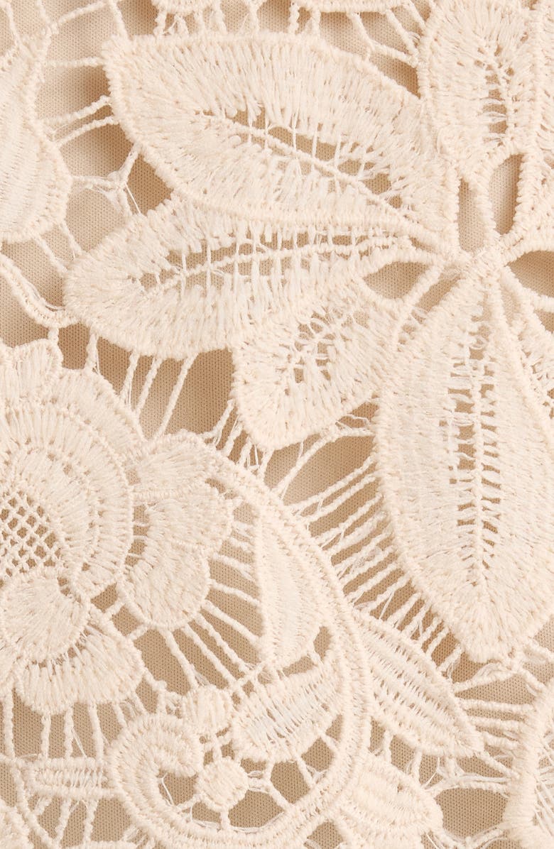 Vince Camuto Lace Vest, Alternate, color, Soft Cream