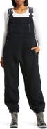 Free People FP Movement Hit the Slopes High Pile Fleece Snow Bibs