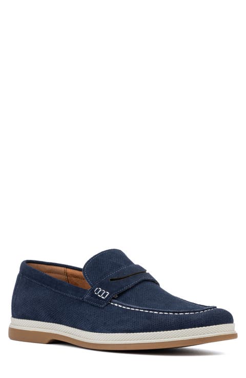 Menaham Perforated Leather Loafer