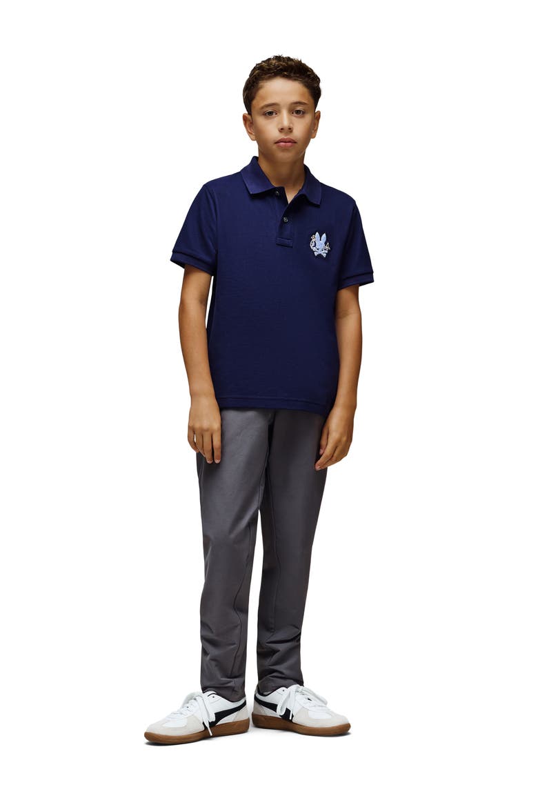 Kids' Auguste Piquè Polo, Alternate, color, EVENING BLUE