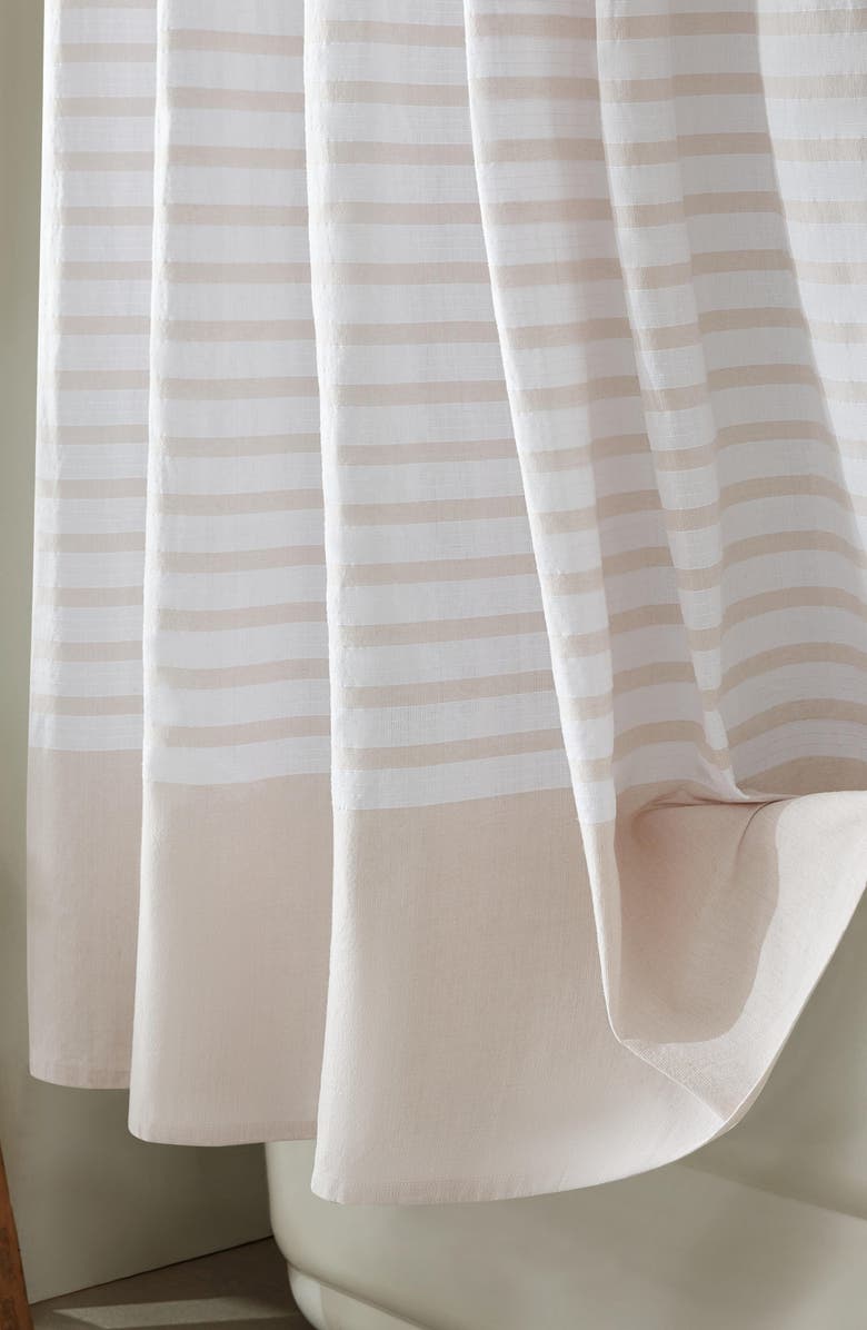 Calvin Klein Modern Stripe Shower Curtain, Alternate, color,