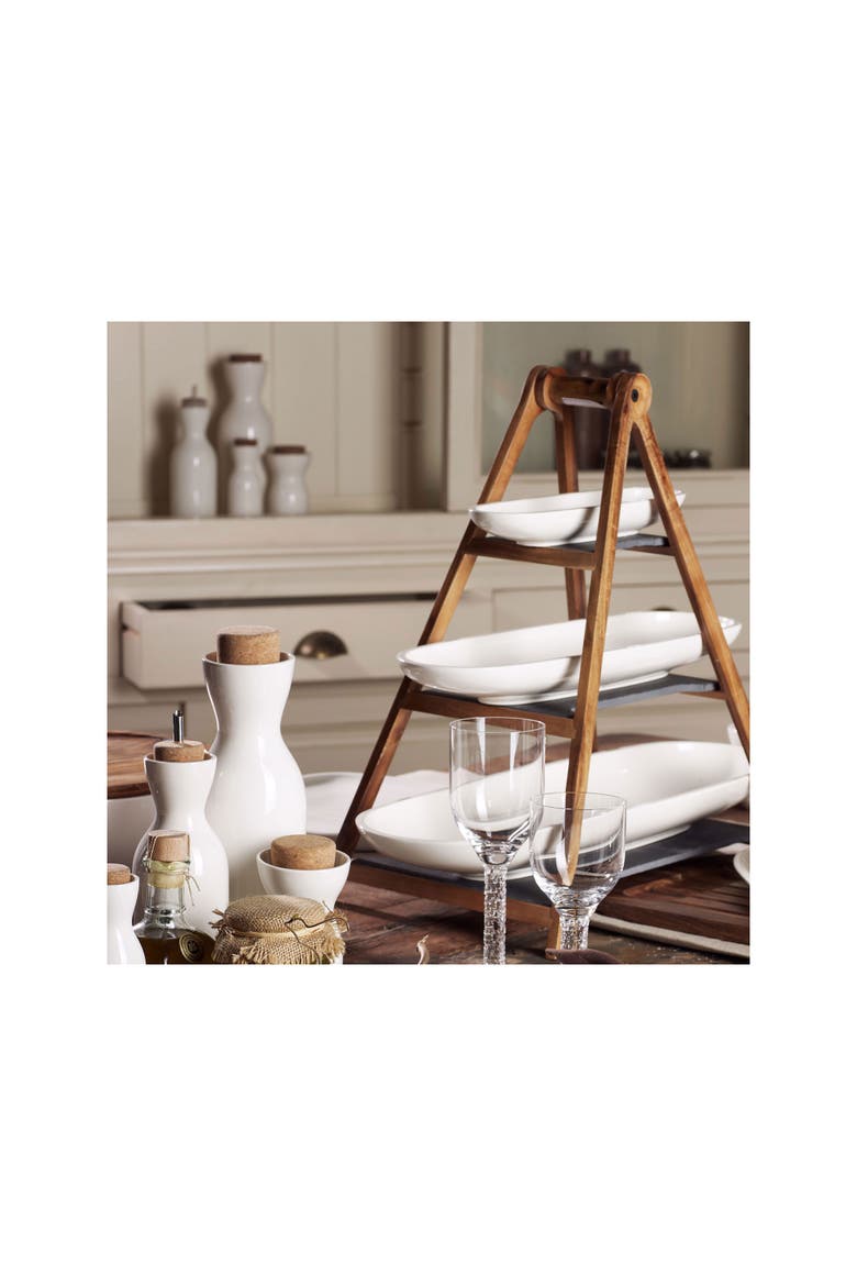 Artesano Original Eye Catcher Centerpiece  Set of 4 pieces, Alternate, color, white