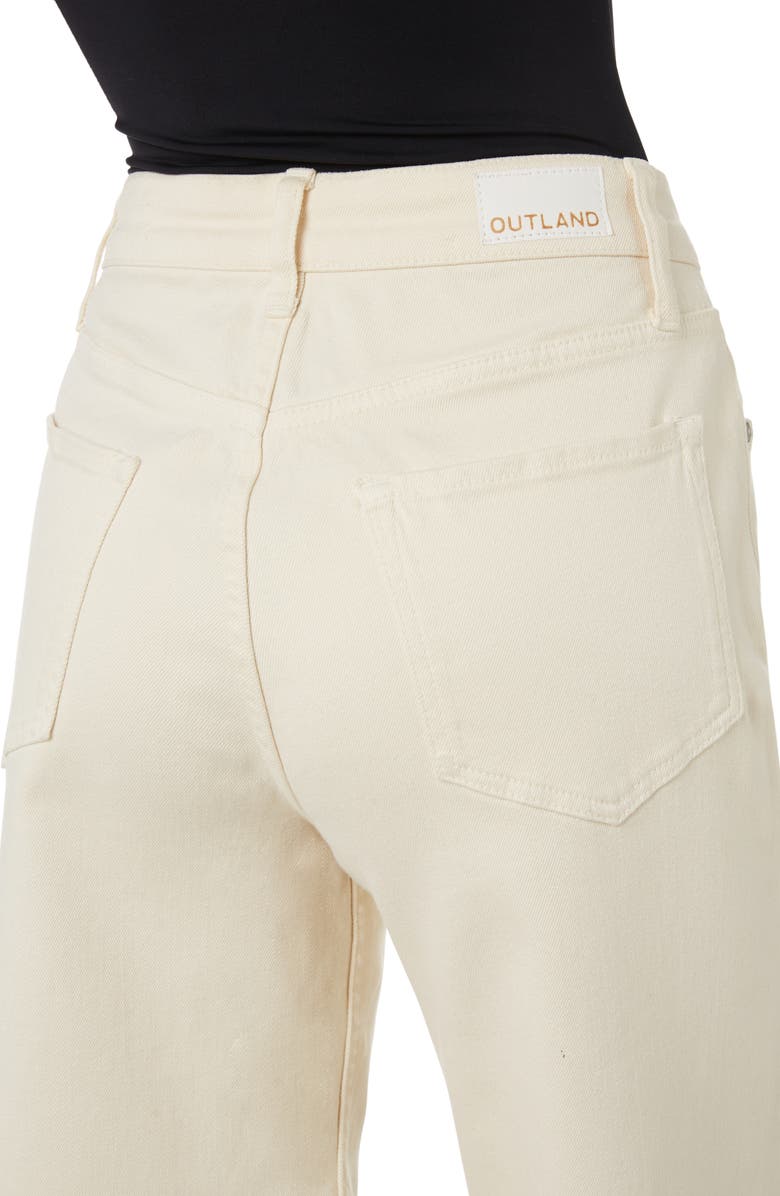 Outland Denim Sienna Organic Stretch Cotton Wide Leg Crop Jeans, Alternate, color,