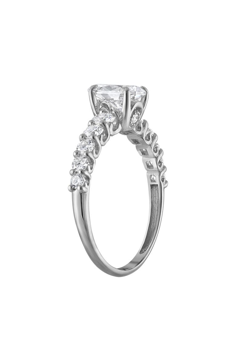 FZN 14K Gold Lab Grown Diamond Ring, Alternate, color, White