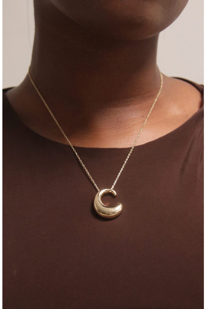 Astra Liquid Necklace in Gold, Alternate, color, Gold