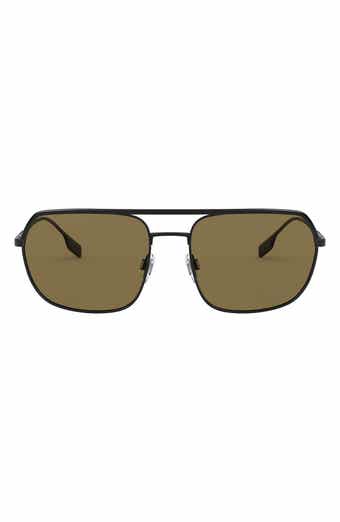 Burberry 58mm Aviator Sunglasses