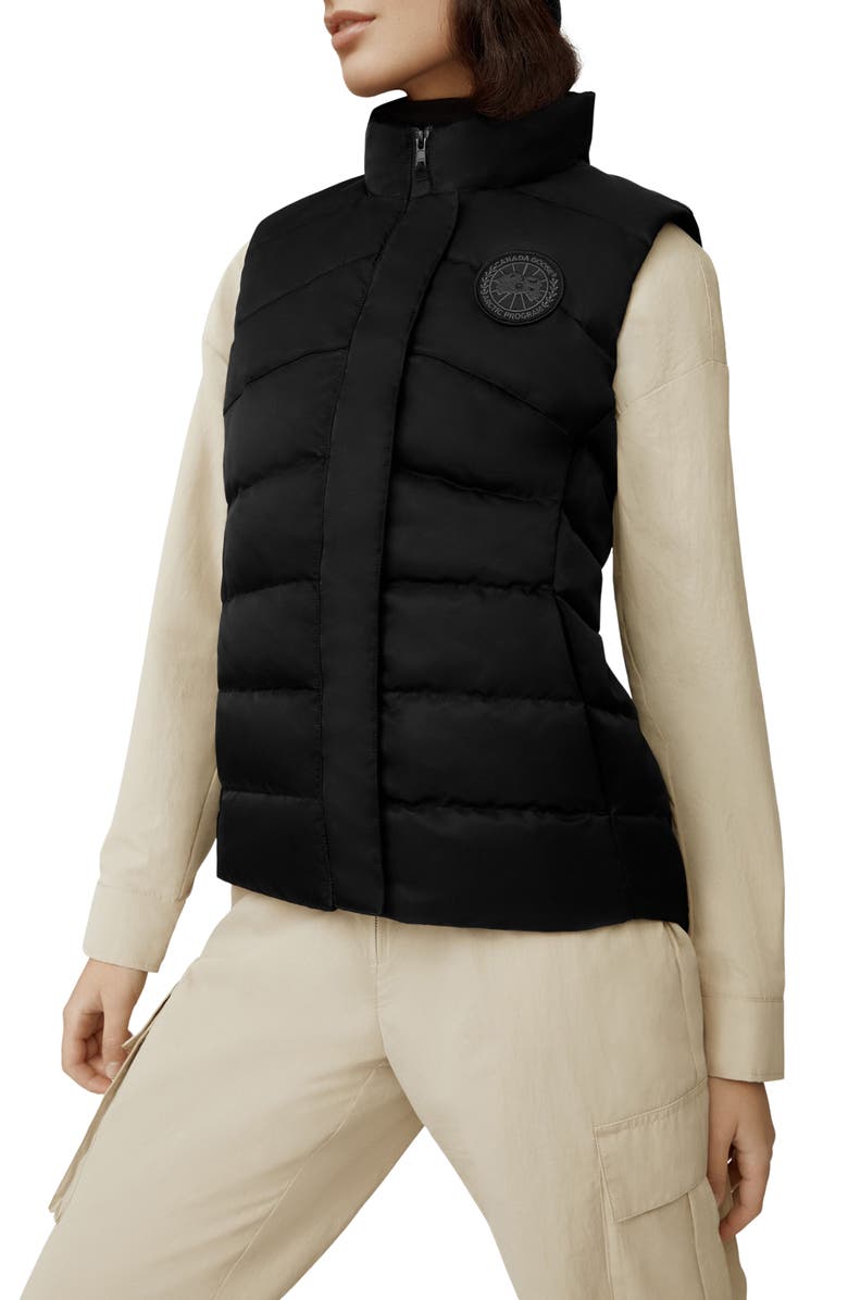 Canada Goose Freestyle Water Repellent Down Puffer Vest, Alternate, color, Black