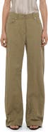 Helmut Lang Cotton Blend Bootcut Pants