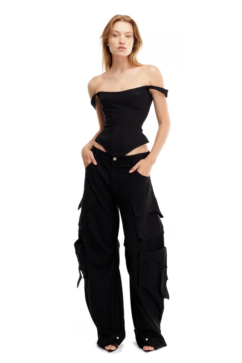 Azalea Corset, Main, color, Black
