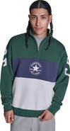 Converse Retro Stripe Relaxed Quarter-Zip Sweatshirt