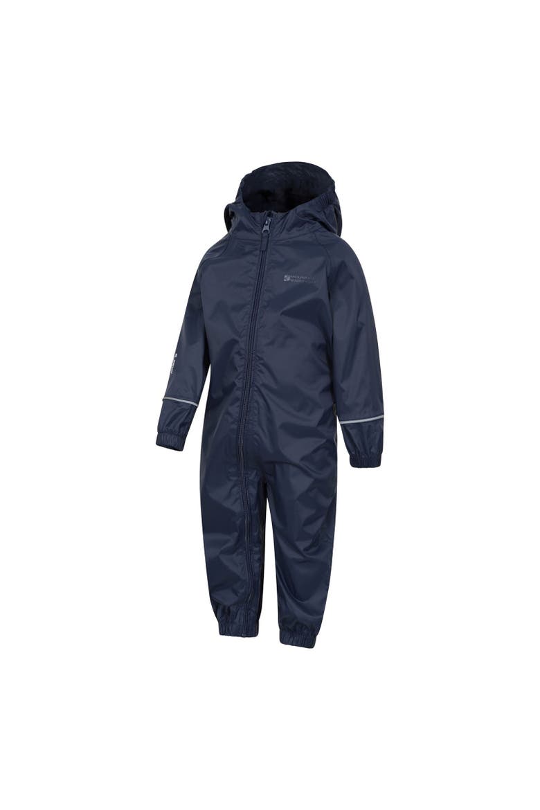 Childrens/Kids Puddle Waterproof Rain Suit, Alternate, color, Blue
