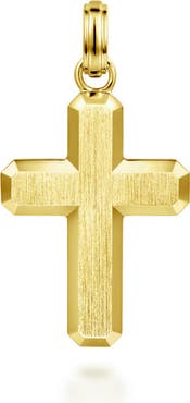 Gabriel & Co. Contemporary 14k Gold Cross Pendant