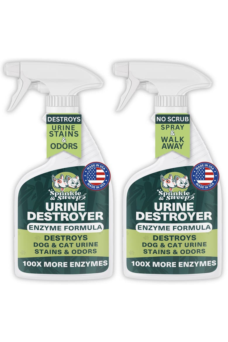 32 oz Pet Stain and Odor Enzyme Spray, 2 Pack, Main, color, Multicolored