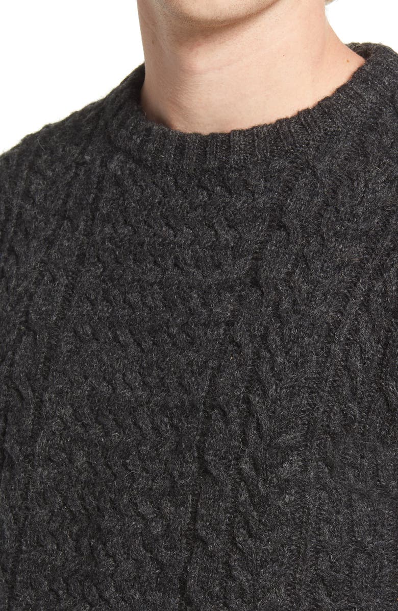 Pendleton Shetland Fisherman Sweater, Alternate, color, 