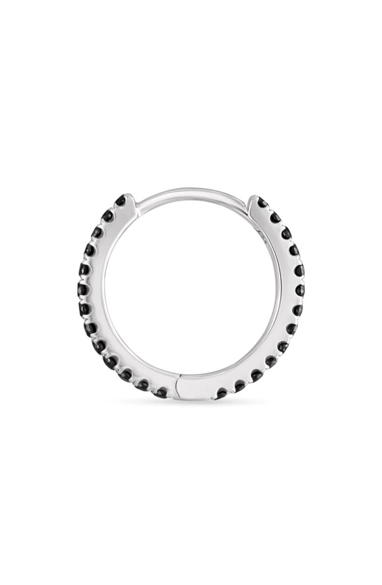 MARIA TASH Black Diamond Eternity Hoop Earring, Alternate, color, 