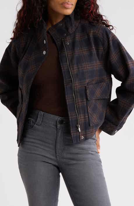 Funnel Neck Bomber Jacket