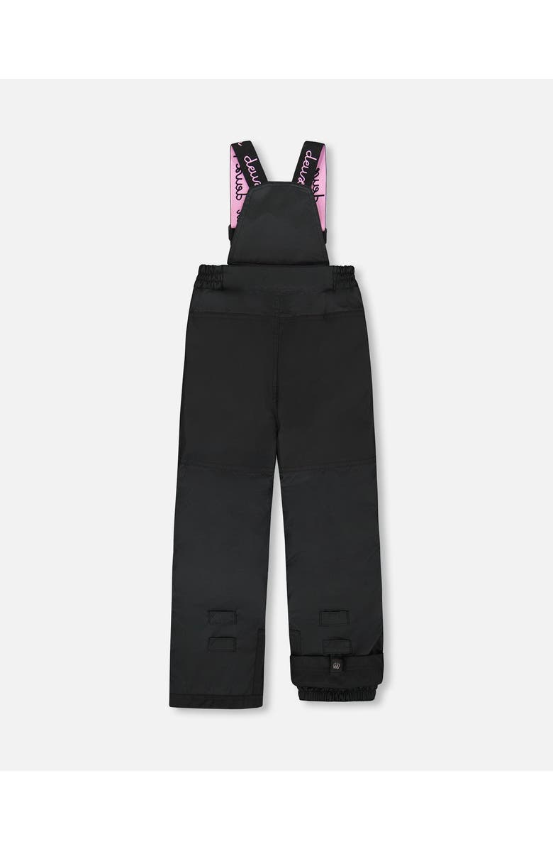 Deux par Deux Girl Two-Piece Play Snowsuit with Jacket, Alternate, color, Black