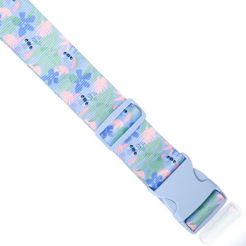 Disney Stitch Tropical 2-piece Luggage Strap Set In Blue