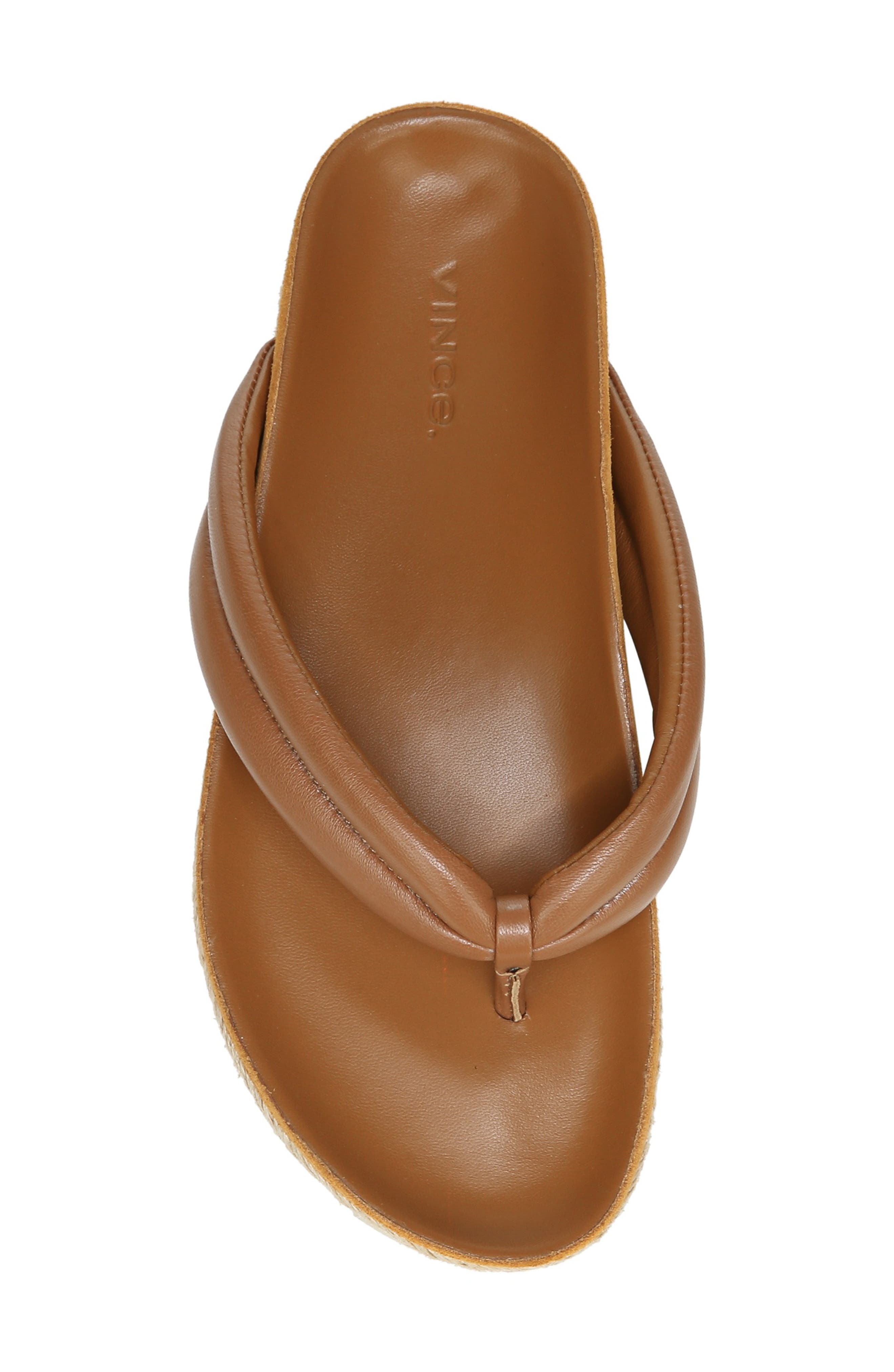 Forest Espadrille Flip Flop, Alternate, color, CUOIO