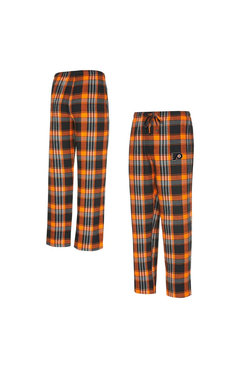 CONCEPTS SPORT Men's Concepts Sport Orange/Black Philadelphia Flyers Region Flannel Sleep Pants, Alternate, color, Orange
