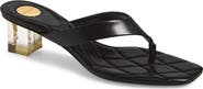Saint Laurent Ice Heeled Flip Flop