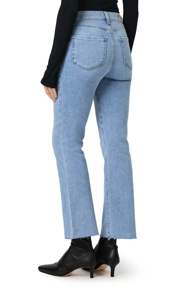 Claudine High Waist Raw Hem Ankle Jeans, Alternate, color, AMALIE