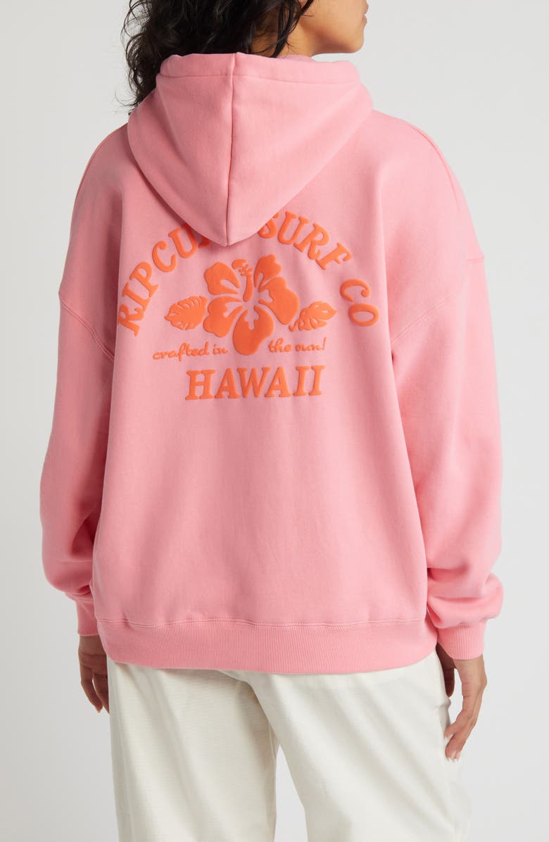 Rip Curl Hibiscus Heat Graphic Hoodie, Alternate, color,